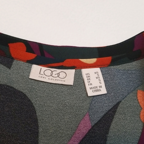 LOGO by Lori Goldstein Midi Patchwork Dress - Picture 6 of 7